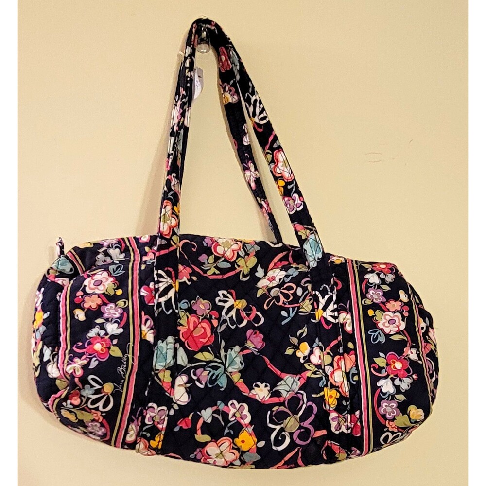 Vera Bradley Quilted "Ribbons" Medium Duffle Bag-Excellent Used Condition
